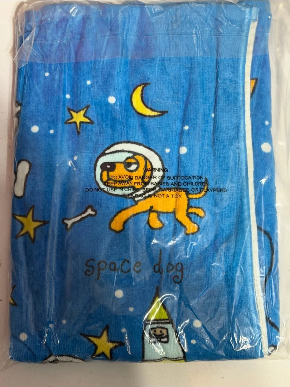 Tyrrell Katz London Space Print Towel - Blue